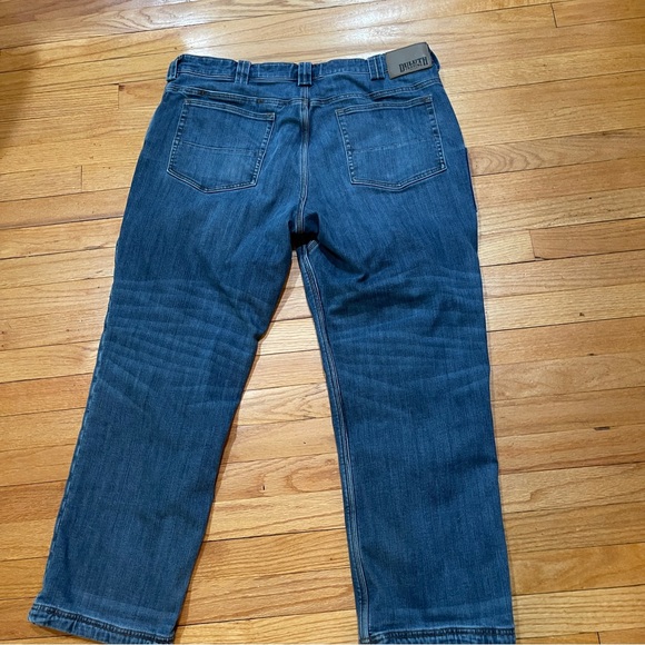 Duluth Trading Mens Ballroom Double Flex Jeans Mens 40x30 Flannel Lined Relaxed - Picture 11 of 11